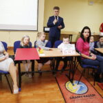 14.11.2018 Kielce. Quiz wiedzy o Polsce dla przedszkolaków. Senator Krzysztof Słoń / Jarosław Kubalski / Radio Kielce