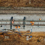 16.11.2018 Szczukowice. PKP. Przebudowa rozjazdów kolejowych / Jarosław Kubalski / Radio Kielce