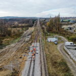 16.11.2018 Szczukowice. PKP. Przebudowa rozjazdów kolejowych / Jarosław Kubalski / Radio Kielce