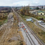 16.11.2018 Szczukowice. PKP. Przebudowa rozjazdów kolejowych / Jarosław Kubalski / Radio Kielce