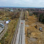 16.11.2018 Szczukowice. PKP. Przebudowa rozjazdów kolejowych / Jarosław Kubalski / Radio Kielce