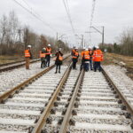 16.11.2018 Szczukowice. PKP. Przebudowa rozjazdów kolejowych / Jarosław Kubalski / Radio Kielce