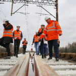 16.11.2018 Szczukowice. PKP. Przebudowa rozjazdów kolejowych / Jarosław Kubalski / Radio Kielce