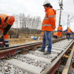 16.11.2018 Szczukowice. PKP. Przebudowa rozjazdów kolejowych / Jarosław Kubalski / Radio Kielce