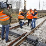 16.11.2018 Szczukowice. PKP. Przebudowa rozjazdów kolejowych / Jarosław Kubalski / Radio Kielce