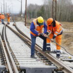 16.11.2018 Szczukowice. PKP. Przebudowa rozjazdów kolejowych / Jarosław Kubalski / Radio Kielce