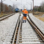 16.11.2018 Szczukowice. PKP. Przebudowa rozjazdów kolejowych / Jarosław Kubalski / Radio Kielce