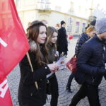 17.11.2018 Kielce. Szlachetna Paczka. Marsz wolontariuszy i sympatyków / Jarosław Kubalski / Radio Kielce