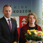 20.11.2018 Piekoszów. Pierwsza sesja nowej rady gminy. Wójt Zbigniew Piątek i przewodnicząca rady Barbara Drogosz / Jarosław Kubalski / Radio Kielce