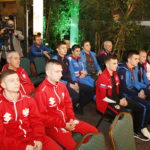 22.11.2018 Kielce. Oficjalne ważenie zawodników przed meczem bokserskim Polska - Rosja / Jarosław Kubalski / Radio Kielce