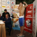 22.11.2018 Kielce. Oficjalne ważenie zawodników przed meczem bokserskim Polska - Rosja. Andriej Kosenkow / Jarosław Kubalski / Radio Kielce