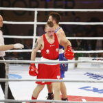 23.11.2018 Kielce. Mecz bokserski Polska - Rosja. Ireneusz Wojtasiński i Stiepan Khitarian / Jarosław Kubalski / Radio Kielce