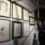 24.11.2018 Ćmielów. Wystawa prac Natalii i Rafała Olbińskich „Metamorfozy z ludzką twarzą” w fabryce porcelany AS / Jarosław Kubalski / Radio Kielce