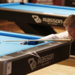 27.11.2018 Kielce. Mistrzostwa Polski w pool bilard. Michał Turkowski / Jarosław Kubalski / Radio Kielce