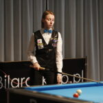 27.11.2018 Kielce. Mistrzostwa Polski w pool bilard. Oliwia Czupryńska / Jarosław Kubalski / Radio Kielce