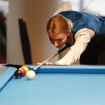 27.11.2018 Kielce. Mistrzostwa Polski w pool bilard. Oliwia Czupryńska / Jarosław Kubalski / Radio Kielce