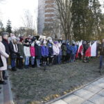 29.11.2018 Kielce. Uroczystości pod krzyżem powstańczym przy zbiegu ulic Zagórskiej i Źródłowej w 188 rocznicę wybuchu powstania listopadowego / Jarosław Kubalski / Radio Kielce