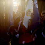 29.11.2018 Kielce. Uroczystości pod krzyżem powstańczym przy zbiegu ulic Zagórskiej i Źródłowej w 188 rocznicę wybuchu powstania listopadowego / Jarosław Kubalski / Radio Kielce