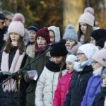 29.11.2018 Kielce. Uroczystości pod krzyżem powstańczym przy zbiegu ulic Zagórskiej i Źródłowej w 188 rocznicę wybuchu powstania listopadowego / Jarosław Kubalski / Radio Kielce