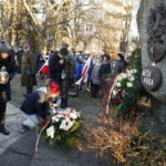 29.11.2018 Kielce. Uroczystości pod krzyżem powstańczym przy zbiegu ulic Zagórskiej i Źródłowej w 188 rocznicę wybuchu powstania listopadowego / Jarosław Kubalski / Radio Kielce