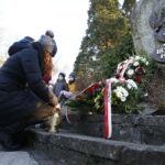 29.11.2018 Kielce. Uroczystości pod krzyżem powstańczym przy zbiegu ulic Zagórskiej i Źródłowej w 188 rocznicę wybuchu powstania listopadowego / Jarosław Kubalski / Radio Kielce