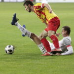 04.11.2018 Lubin. 14. kolejka LOTTO Ekstraklasy. Mecz Zagłębie Lubin - Korona Kielce / Krzysztof Bujnowicz / Radio Kielce