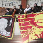 04.11.2018 Lubin. 14. kolejka LOTTO Ekstraklasy. Mecz Zagłębie Lubin - Korona Kielce. Kibice Korony / Krzysztof Bujnowicz / Radio Kielce