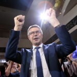 Sztab wyborczy Bogdana Wenty. Bogdan Wenta / Marzena Mąkosa / Radio Kielce