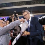 Sztab wyborczy Bogdana Wenty / Marzena Mąkosa / Radio Kielce