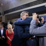 Sztab wyborczy Bogdana Wenty / Marzena Mąkosa / Radio Kielce