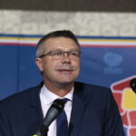 Sztab wyborczy Bogdana Wenty. Na zdjęciu Bogdan Wenta / Marzena Mąkosa / Radio Kielce