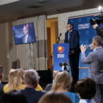 Sztab wyborczy Bogdana Wenty / Marzena Mąkosa / Radio Kielce