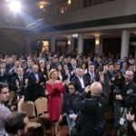 Sztab wyborczy Bogdana Wenty / Marzena Mąkosa / Radio Kielce