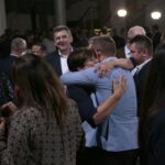 Sztab wyborczy Bogdana Wenty / Marzena Mąkosa / Radio Kielce