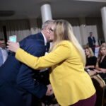 Sztab wyborczy Bogdana Wenty / Marzena Mąkosa / Radio Kielce