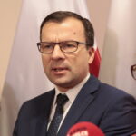 Konferencja wiceministra Rodziny, Pracy i Polityki Społecznej Marcina Zielenieckiego dotycząca wystawiania elektronicznych zwolnień lekarskich. Na zdjęciu: Marcin Zieleniecki - wiceminister Rodziny, Pracy i Polityki Społecznej / Marzena Mąkosa / Radio Kielce