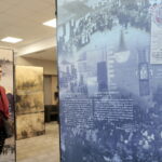 Otwarcie wystawy "Ziemia Świętokrzyska. Droga do Niepodległości" w Centrum Edukacyjnym IPN. Wystawa opracowana została w dużej mierze na podstawie niepublikowanych dotychczas materiałów ikonograficznych, pochodzących z muzeów, archiwów polskich i zagranicznych  oraz zbiorów prywatnych / Marzena Mąkosa / Radio Kielce