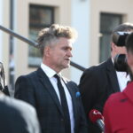 Konferencja prasowa dotycząca organizacji sobotniego pikniku patriotycznego „Służymy Niepodległej” oraz obchodów Święta Niepodległości. Przemawia Krzysztof Słoń - senator RP / Marzena Mąkosa / Radio Kielce