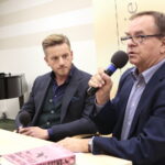 Spotkanie autorskie ze Szczepanem Twardochem w Wojewódzkiej Bibliotece Publicznej / Marzena Mąkosa / Radio Kielce