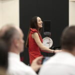 Koncert chóru Agaty Steczkowskiej w Radio Kielce / Marzena Mąkosa / Radio Kielce