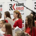 Koncert chóru Agaty Steczkowskiej w Radio Kielce / Marzena Mąkosa / Radio Kielce