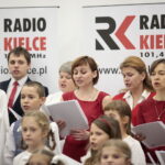 Koncert chóru Agaty Steczkowskiej w Radio Kielce / Marzena Mąkosa / Radio Kielce