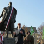 Odsłonięcie pomnika Wincentego Witosa. Władysław Kosiniak - Kamysz - przewodniczący PSL / Marzena Mąkosa / Radio Kielce