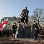 Odsłonięcie pomnika Wincentego Witosa. Alina Siwonia - wójt Gminy Raków / Marzena Mąkosa / Radio Kielce