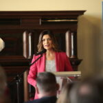 Gala Państwowej Inspekcji Pracy. Na zdjęciu: Elżbieta Dziewięcka - Mąkosa  / Marzena Mąkosa / Radio Kielce