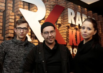 Pokolenie M. Na zdjęciu (od lewej): Michał Kita - Radio Kielce. Radosław Kowalik - arteterapeuta i Monika Miller - Radio Kielce / Marzena Mąkosa / Radio Kielce