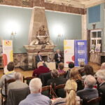 Debata "Dwie drogi do niepodległości - Roman Dmowski i Józef Piłsudski". Spotkanie z prelegentami: Rafałem Ziemkiewiczem oraz Markiem Kornatem w Sali Kominkowej Wojewódzkiego Domu Kultury / Marzena Mąkosa / Radio Kielce