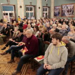 Debata "Dwie drogi do niepodległości - Roman Dmowski i Józef Piłsudski". Spotkanie z prelegentami: Rafałem Ziemkiewiczem oraz Markiem Kornatem w Sali Kominkowej Wojewódzkiego Domu Kultury / Marzena Mąkosa / Radio Kielce