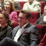 Ogólnopolski Niezależny Festiwal Form Dokumentalnych. XXIV NURT 2018 w Kieleckim Centrum Kultury. Gala finałowa. Po prawej poseł Dominik Tarczyński  / Marzena Mąkosa / Radio Kielce