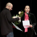 Ogólnopolski Niezależny Festiwal Form Dokumentalnych. XXIV NURT 2018 w Kieleckim Centrum Kultury. Gala finałowa. Nagroda Fundacji im. Edwarda Kusztala w wysokości 1000zł / Marzena Mąkosa / Radio Kielce